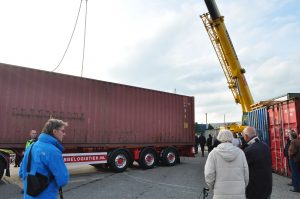 Verscheping 3 containers 13 oktober 2016