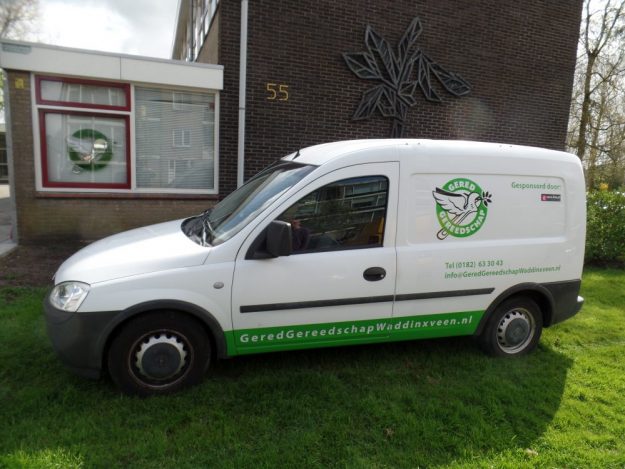 Bedrijfsauto Gered Gereedschap Waddinxveen